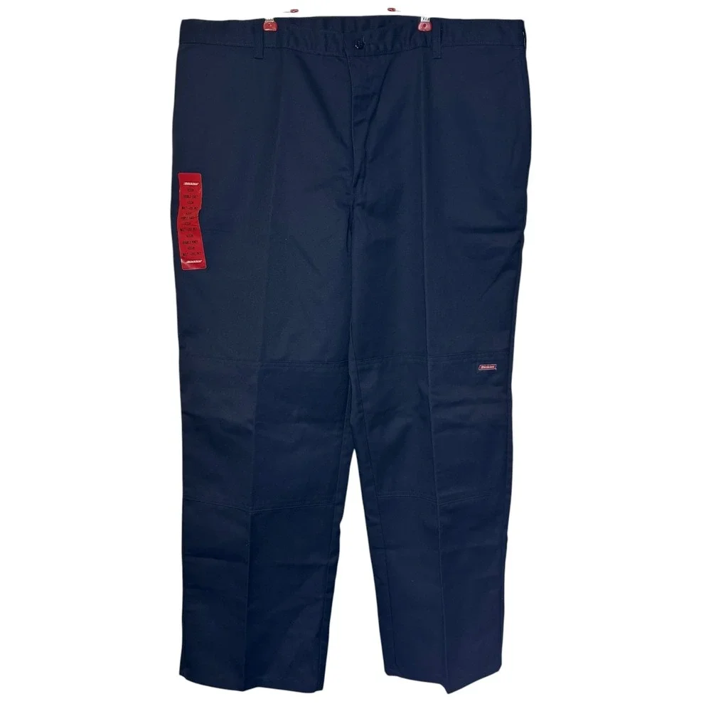 Dickies Mens Work Pants Double Knee Multi Use Pocket Loose Fit Navy 42x30 NWT